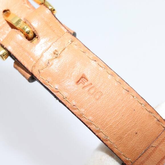 CELINE Macadam Canvas Shoulder Bag Pvc Beige Gold - Picture 13 of 13